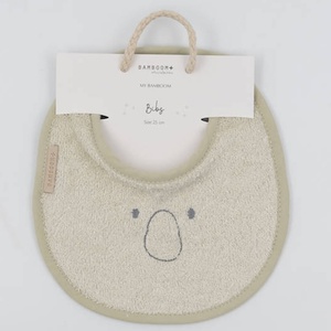 Bavoir Koala 25cm Bamboom oyser grey