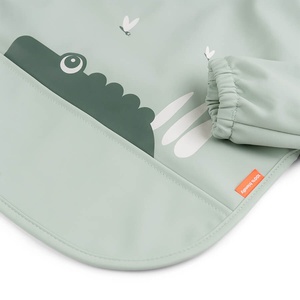 Bavoir manches longues CROCO Done by Deer Green