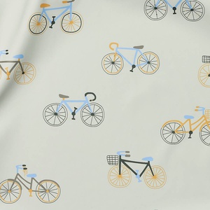 Bavoir manches longues MERLE Liewood Bicycle Cloud blue