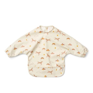 Bavoir manches longues MERLE Liewood Dream ecru