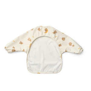 Bavoir manches longues MERLE Liewood Elephant creme de la creme