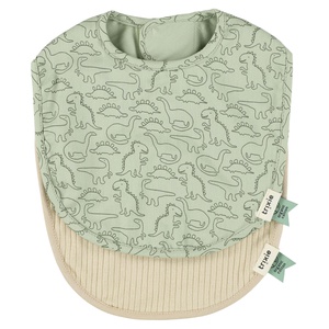 Bavoir pour nouveau-né 2pcs Mix Small Daring DINO Trixie