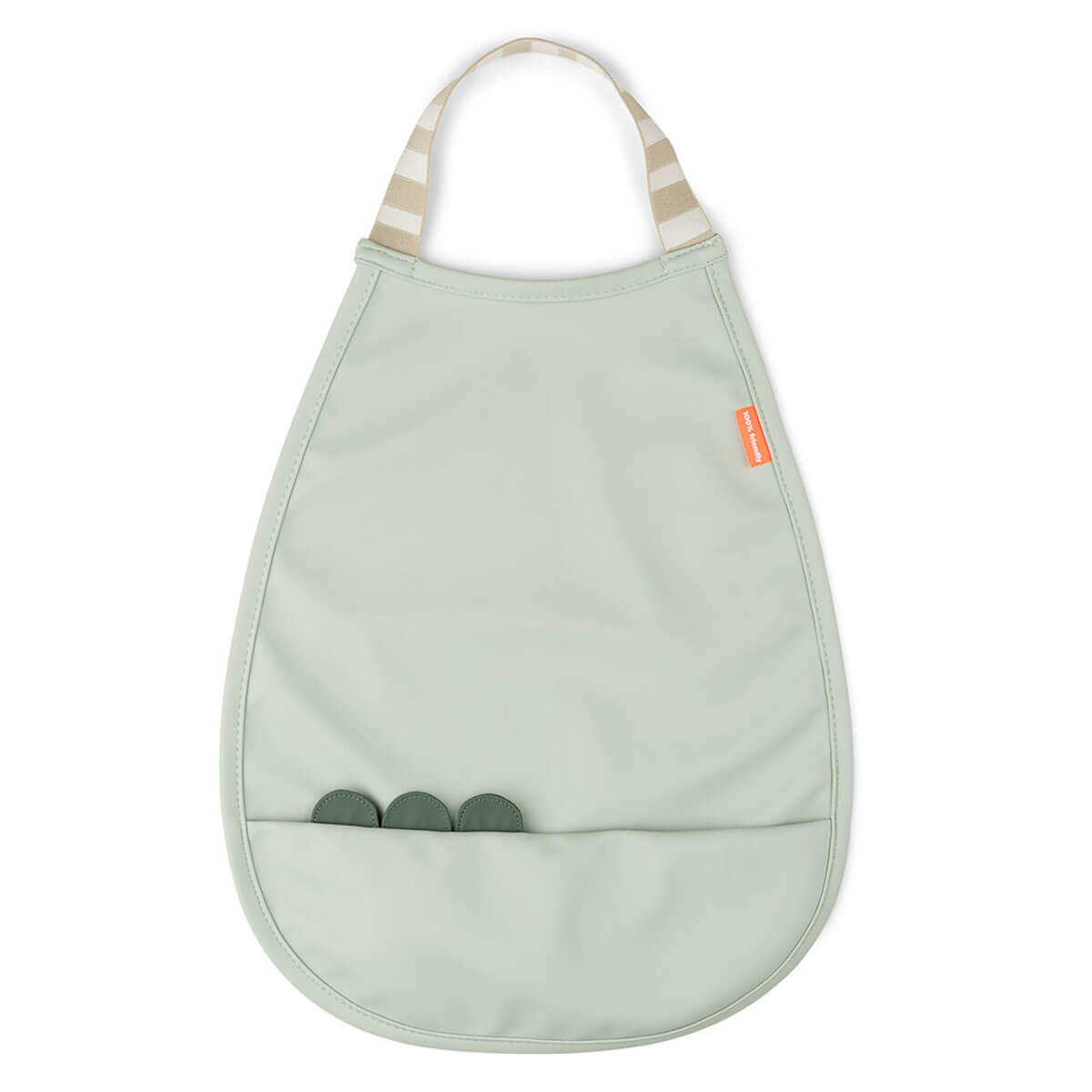 Bavoir PULL-OVER Done by Deer Croco vert