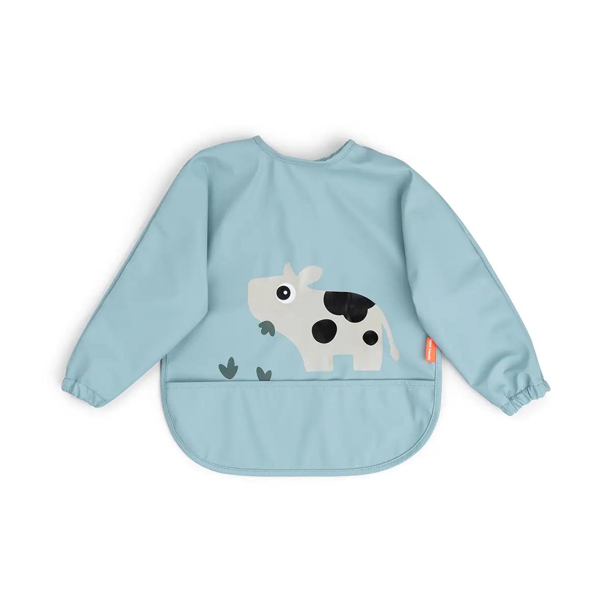 Bavoir sans manches Tiny farm Done by deer Blue
