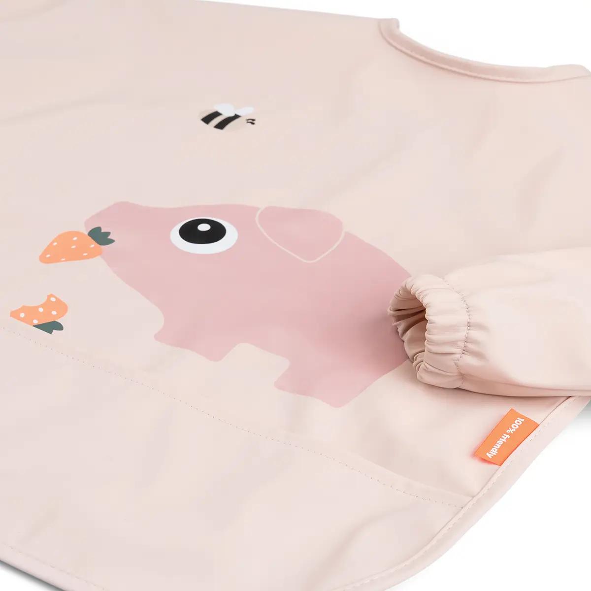 Bavoir sans manches Tiny farm Done by deer Powder