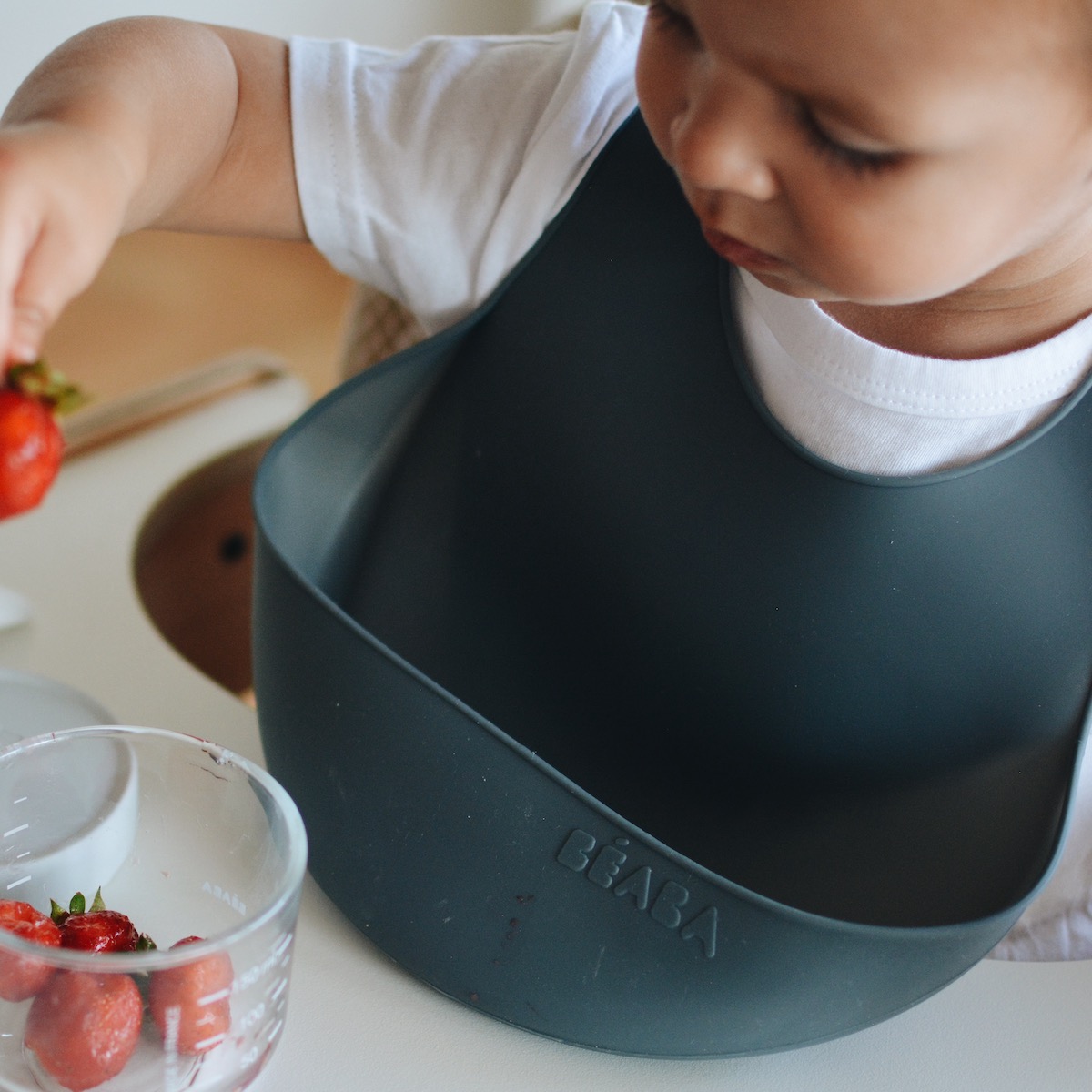 Bavoir silicone Beaba mineral