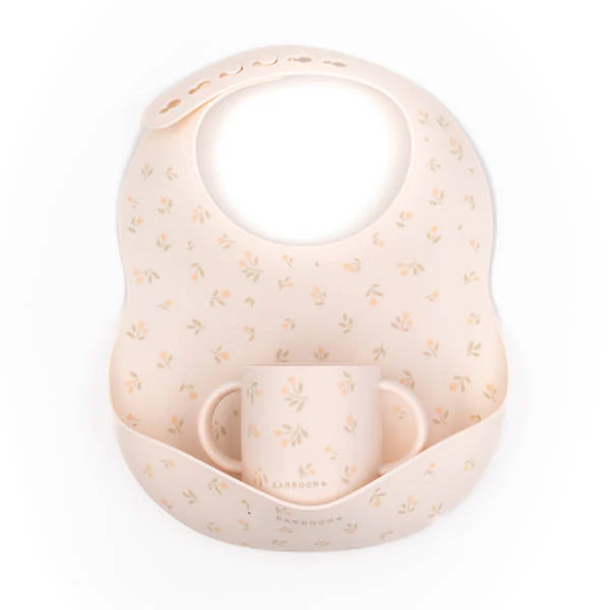 Bavoir silicone et tasse Tulips Bamboom
