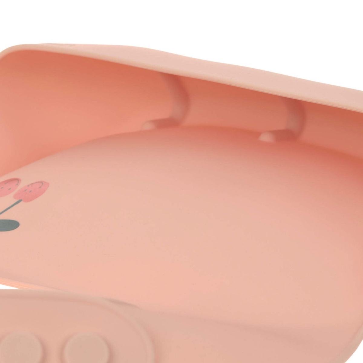 Bavoir Silicone Happy Fruits Cherry Laessig
