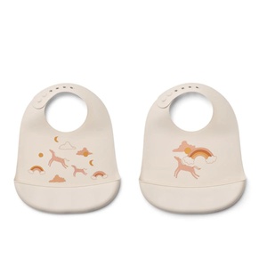 Bavoir silicone-par 2 TILDA Liewood Dream ecru