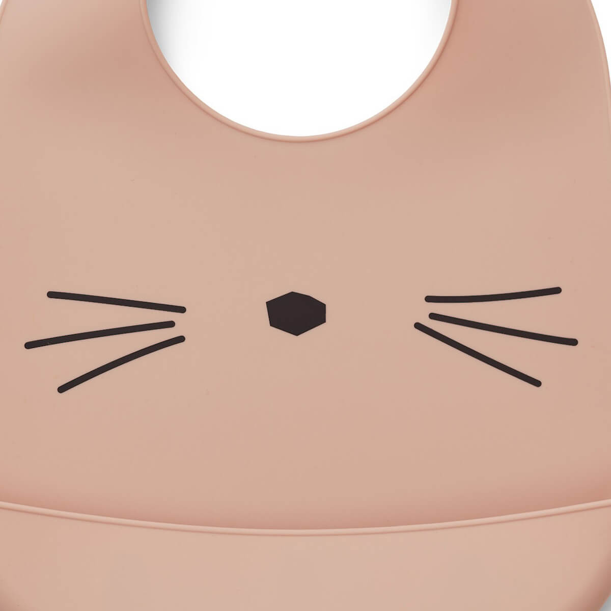 Bavoir silicone-par 2 TILDA RAINBOW Liewood cat rose