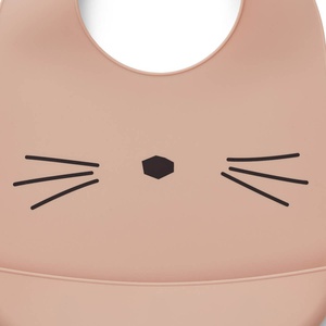 Bavoir silicone-par 2 TILDA RAINBOW Liewood cat rose