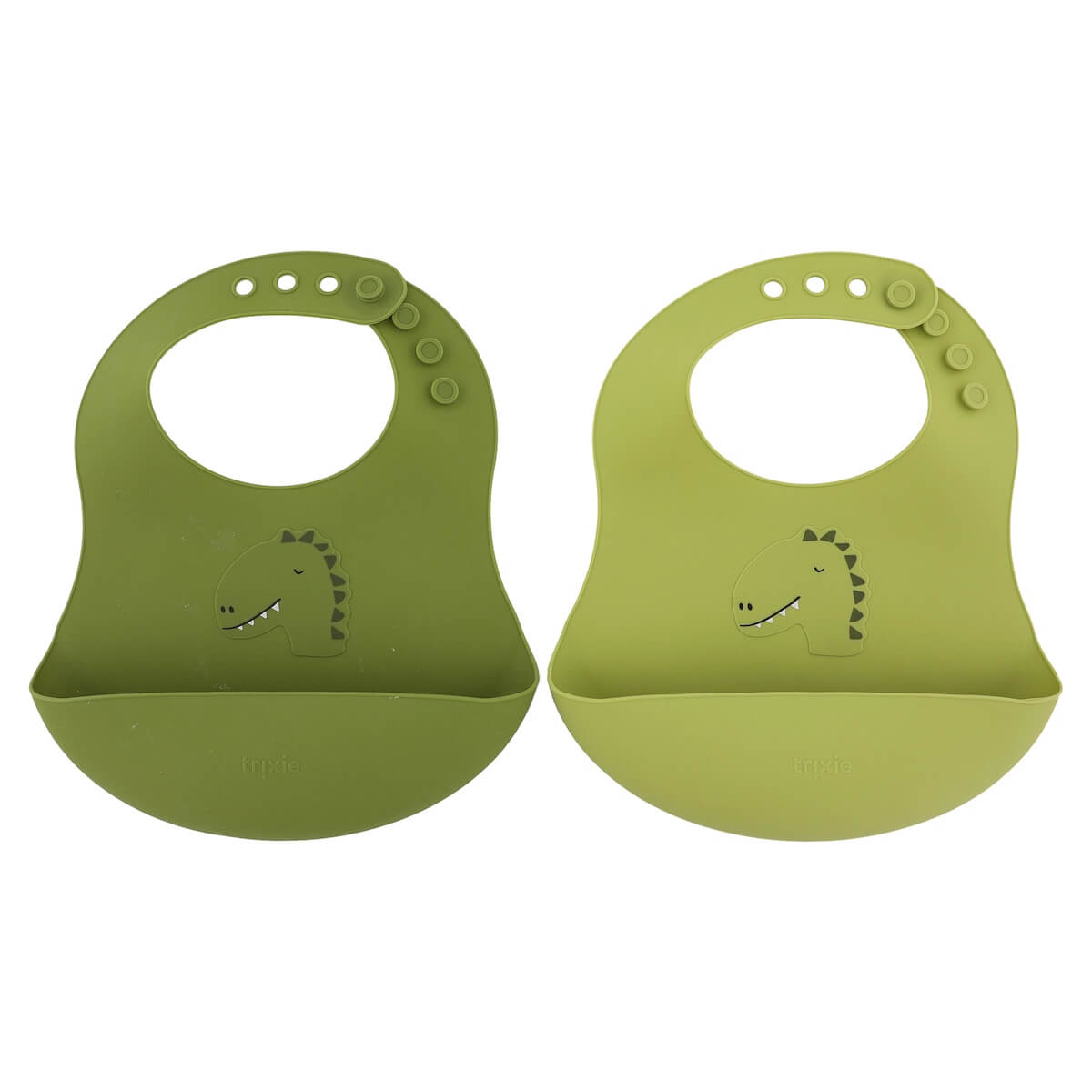 Bavoirs silicone 2pcs MR. DINO Trixie