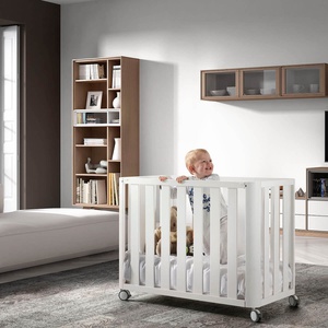 Berceau 60x120cm avec coussins DOCO Cotinfant blanc