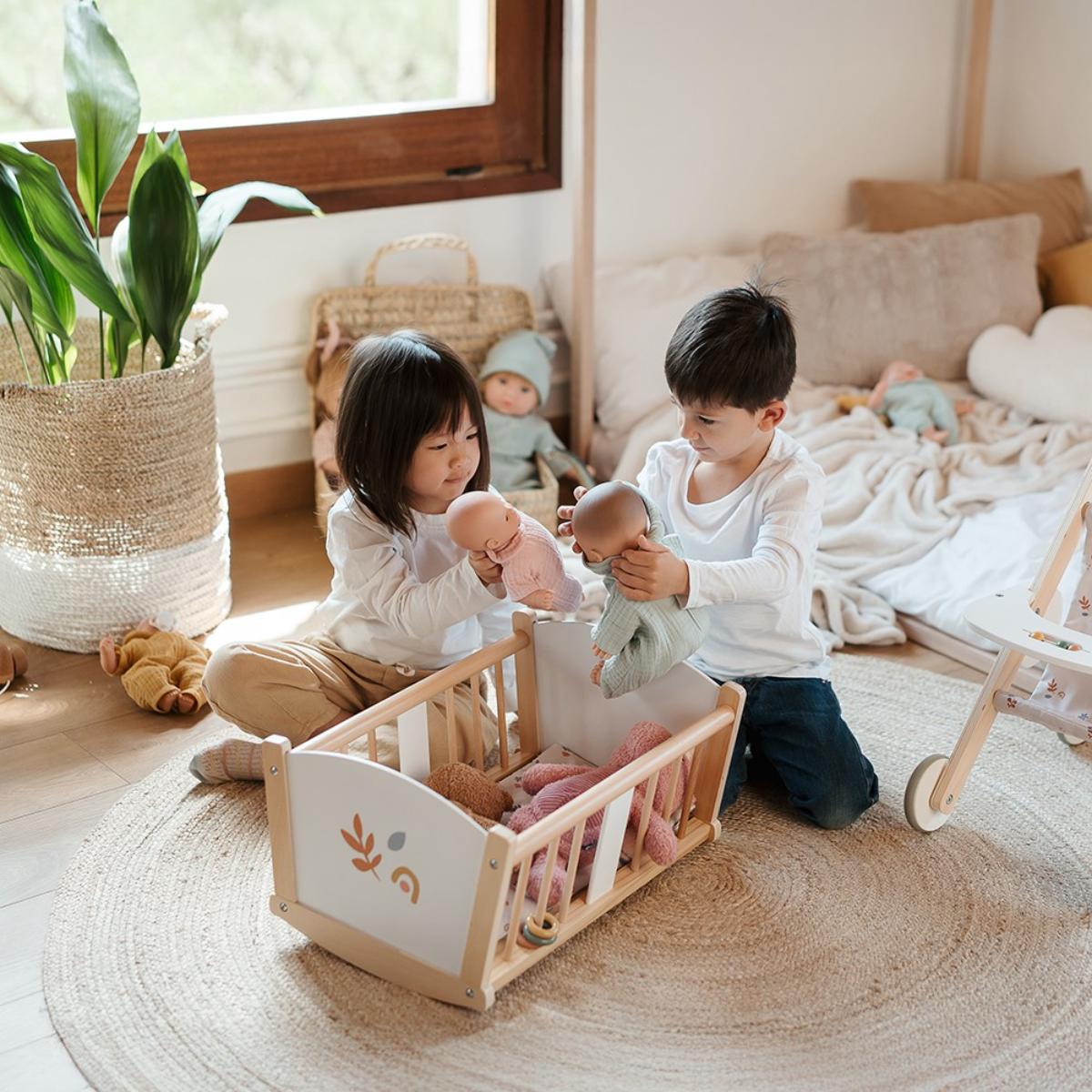 Berceau à bascule pour poupées ROCK A BYE CRADLE Eurekakids