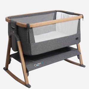 Berceau cododo chêne petits pois COZEE Air Tutti Bambini Charcoal lunares antracita