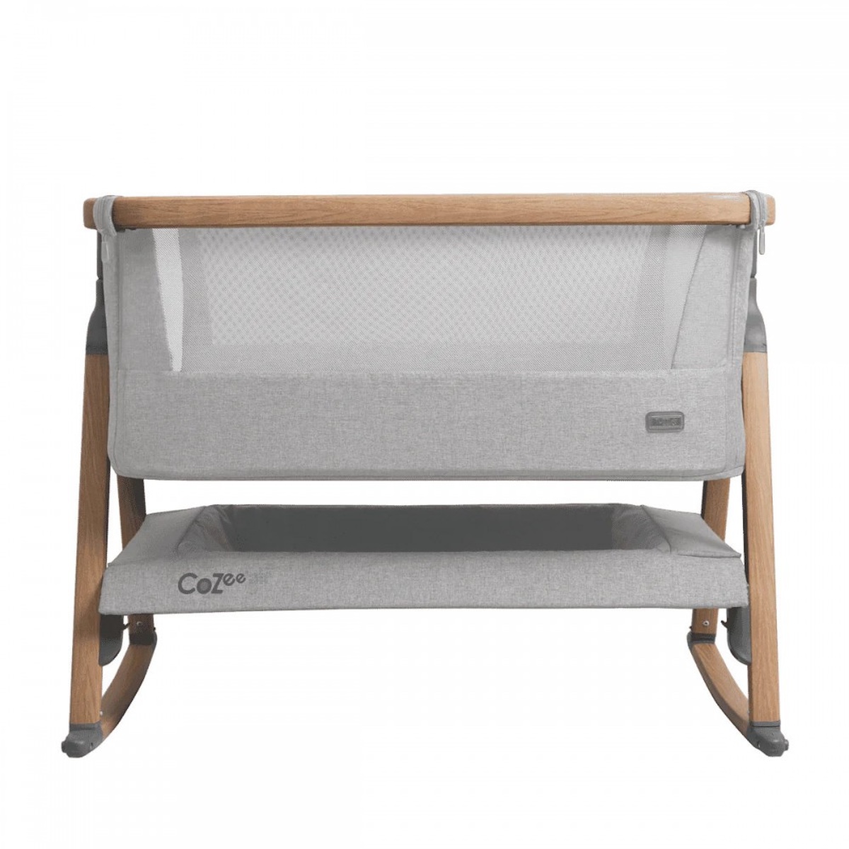 Berceau cododo chêne petits pois COZEE Air Tutti Bambini Oak air silver