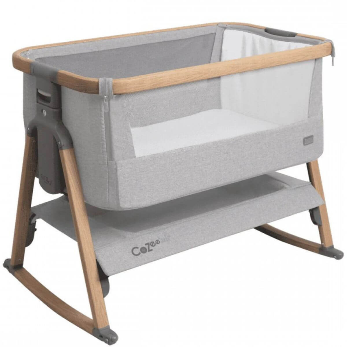 Berceau cododo chêne petits pois COZEE Air Tutti Bambini Oak air silver