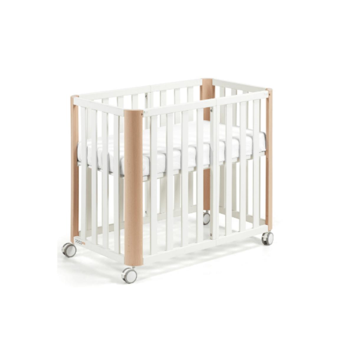 Berceau DOCO Sleeping PLUS (colchón 90X50 incluido Cotinfant blanc naturel