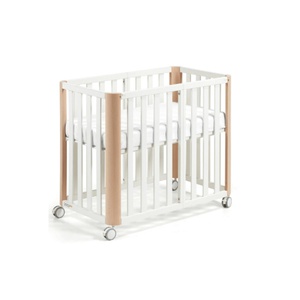 Berceau DOCO Sleeping PLUS (colchón 90X50 incluido Cotinfant blanc naturel