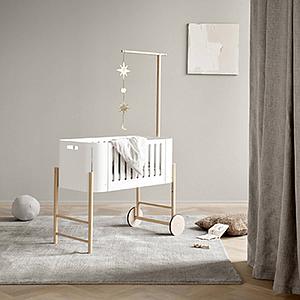 Berceau évolutif 42x82cm CODODO Oliver Furniture chêne-blanc