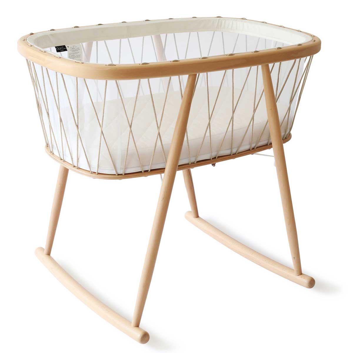 Berceau KUMI Charlie Crane Desert + matelas organic