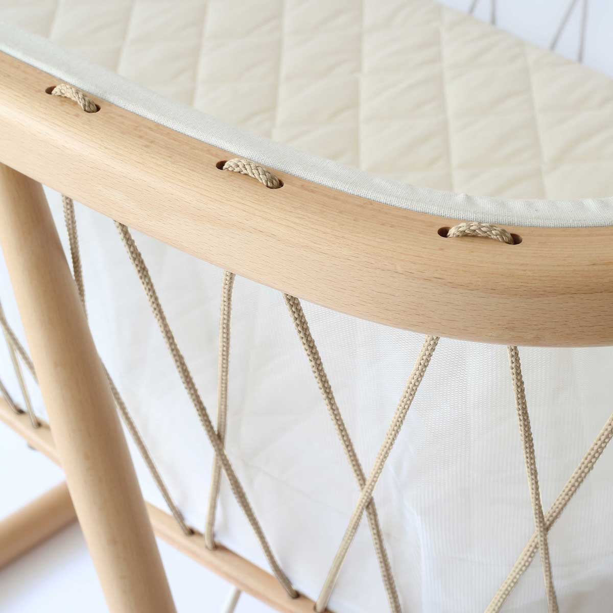 Berceau KUMI Charlie Crane Desert + matelas organic