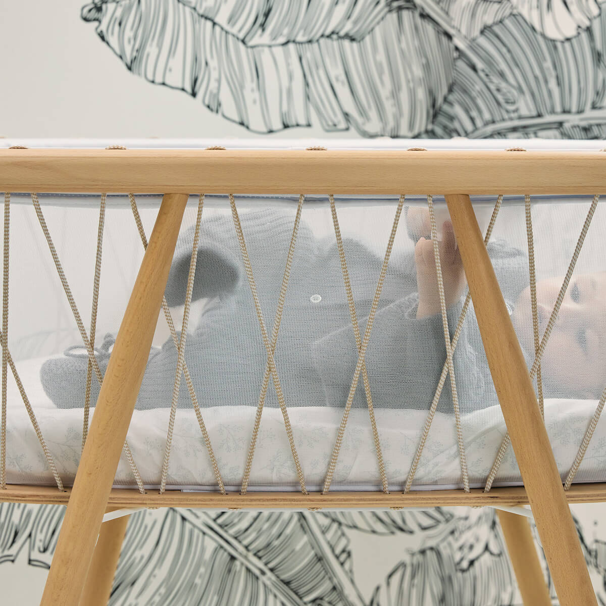Berceau KUMI Charlie Crane Desert + matelas organic