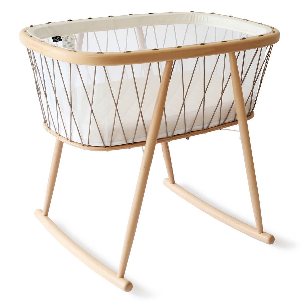 Berceau KUMI Charlie Crane mesh-hazelnut