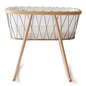Berceau KUMI Charlie Crane mesh-hazelnut