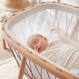 Berceau KUMI Charlie Crane mesh-hazelnut
