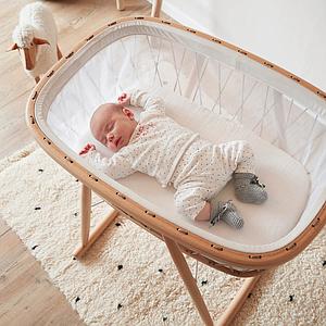 Berceau KUMI Charlie Crane mesh-hazelnut
