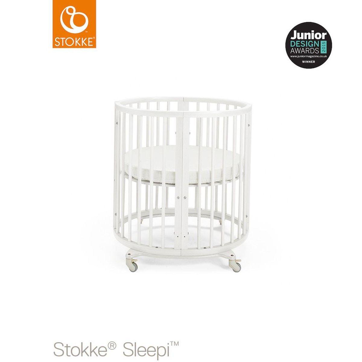 Berceau-lit bébé mini SLEEPI Stokke blanc
