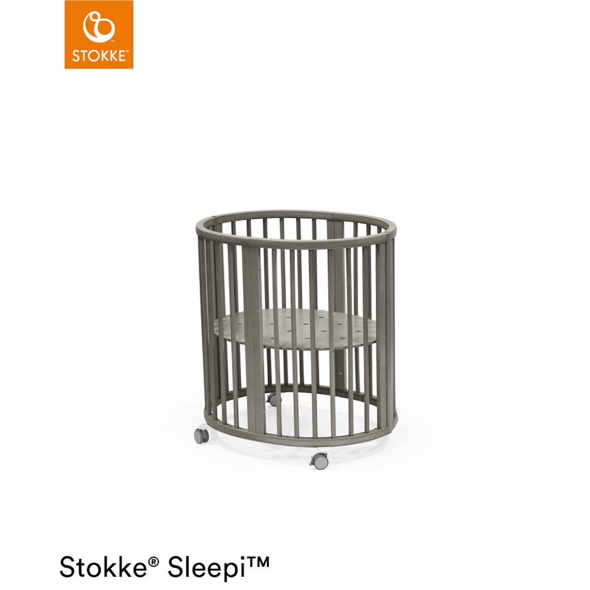 Berceau-lit bébé mini SLEEPI V3 Stokke hazy gris