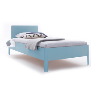 Bett NAIT mit Kopfteil  Silbertannenblau