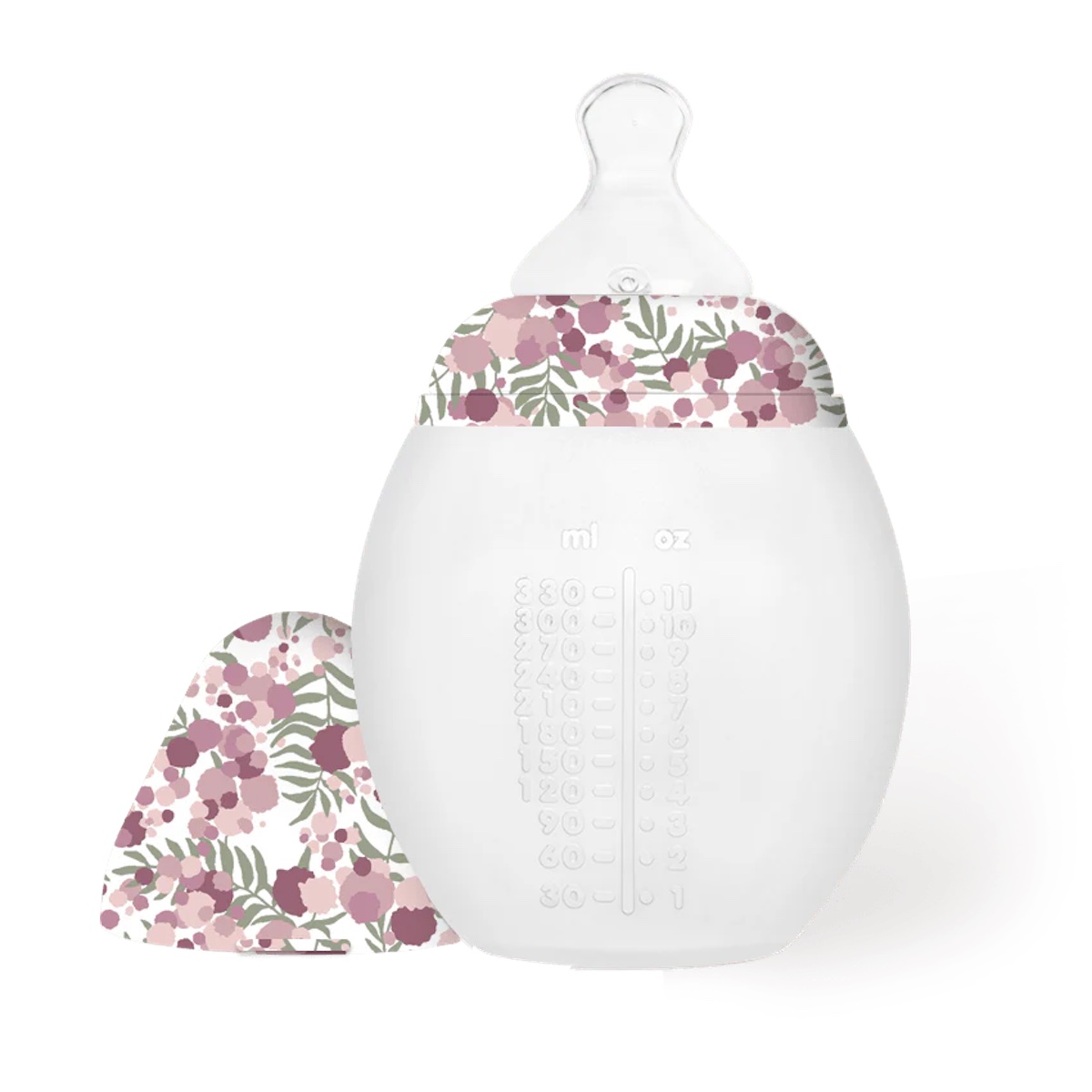 Biberon 300ml Elhée Liberty mimosa field pink