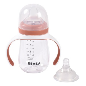 Biberon d’apprentissage 210ml 2en1 Beaba terracota