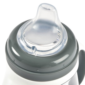 Biberón de aprendizaje antigoteo 2 en 1 210ml Beaba gris mineral