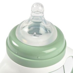 Biberón de aprendizaje antigoteo 2 en 1 210ml Beaba verde salvia