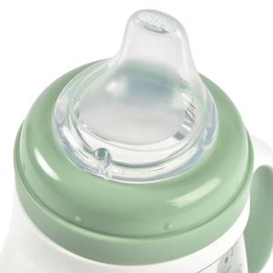 Biberón de aprendizaje antigoteo 2 en 1 210ml Beaba verde salvia