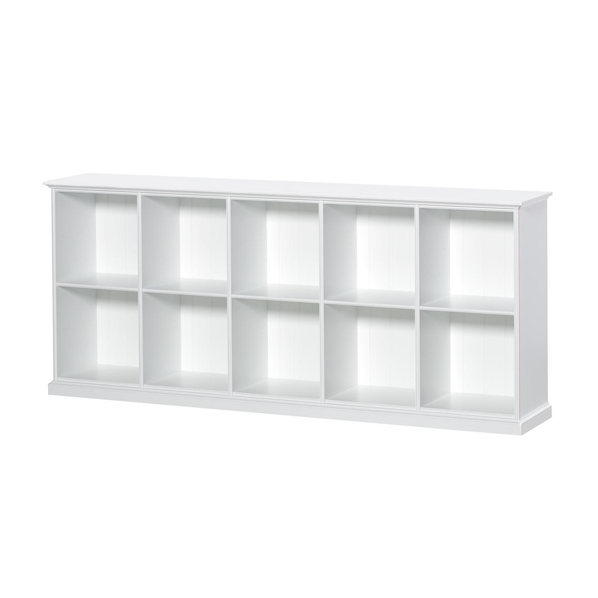 Bibliothèque 10 compartiments SEASIDE Oliver Furniture blanc