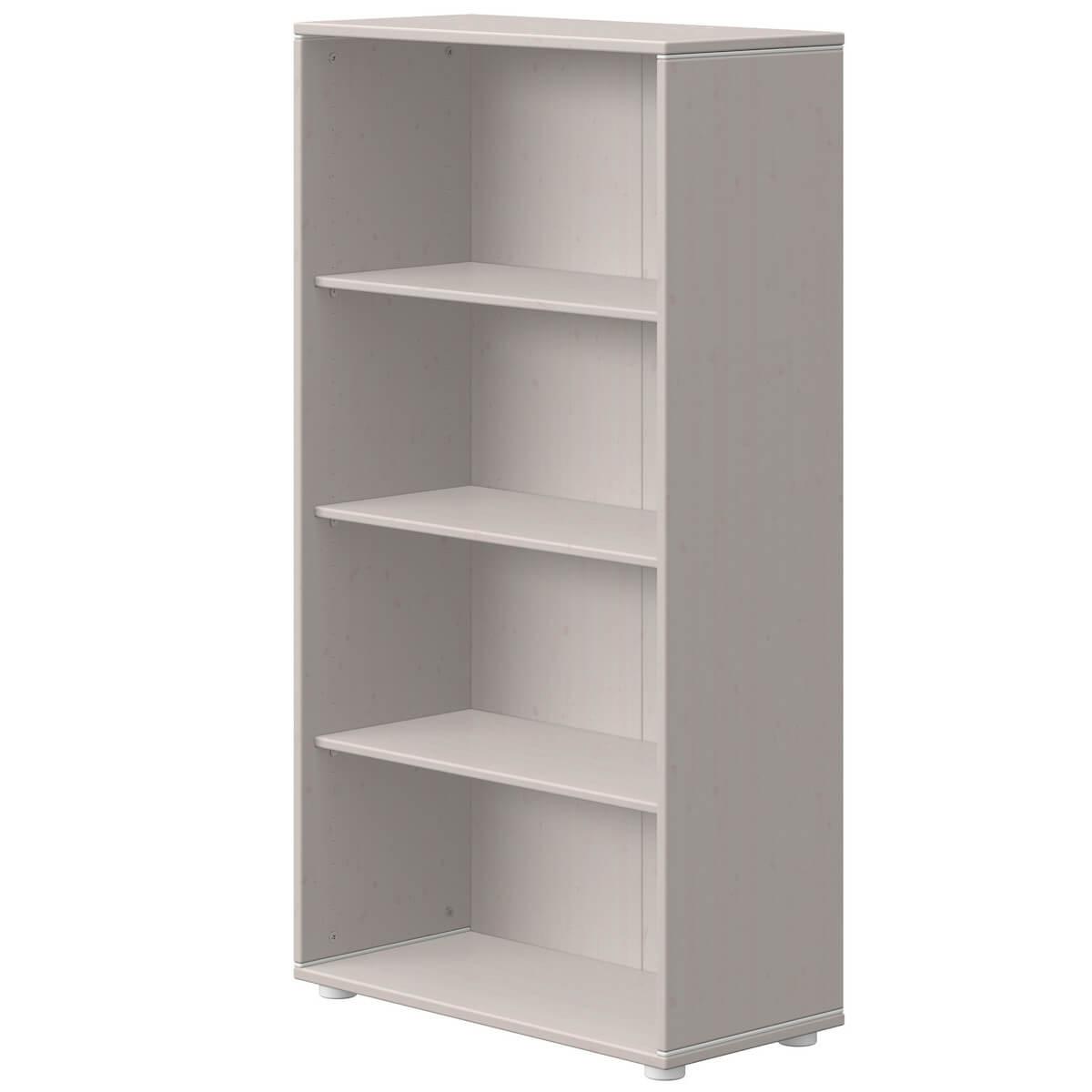 Bibliothèque 3 tablettes CLASSIC Flexa grey washed