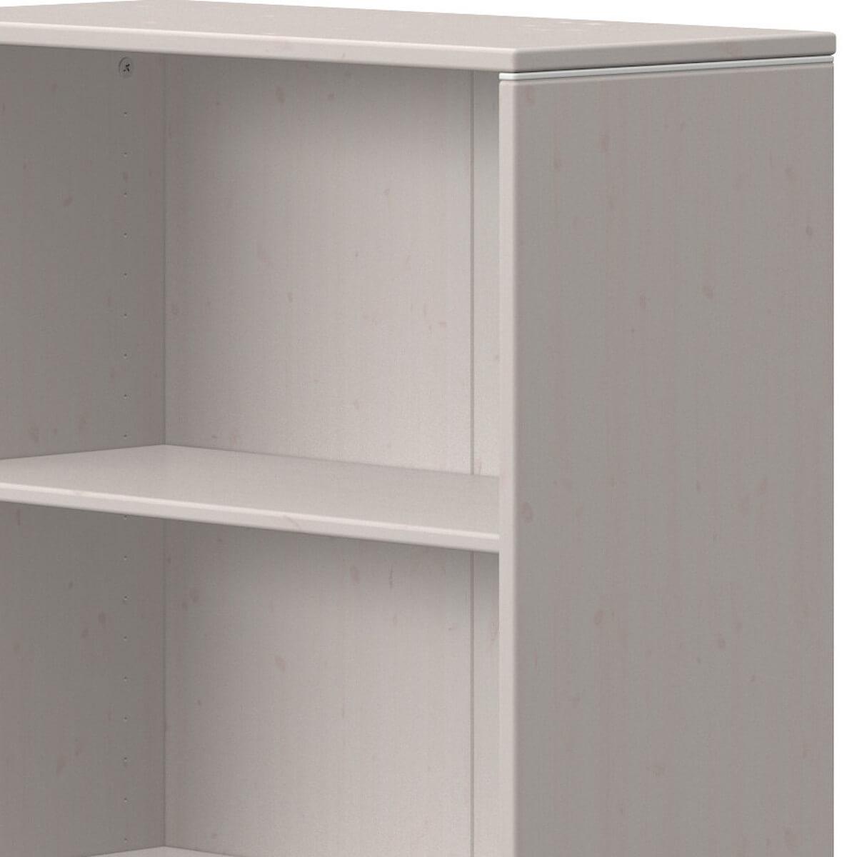 Bibliothèque 3 tablettes CLASSIC Flexa grey washed