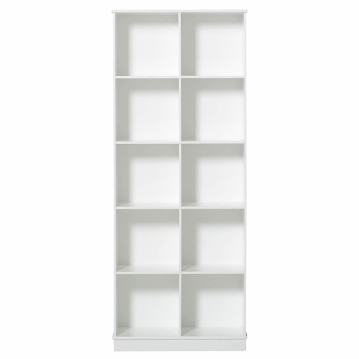 Bibliothèque 70x180cm WOOD Oliver Furniture blanc
