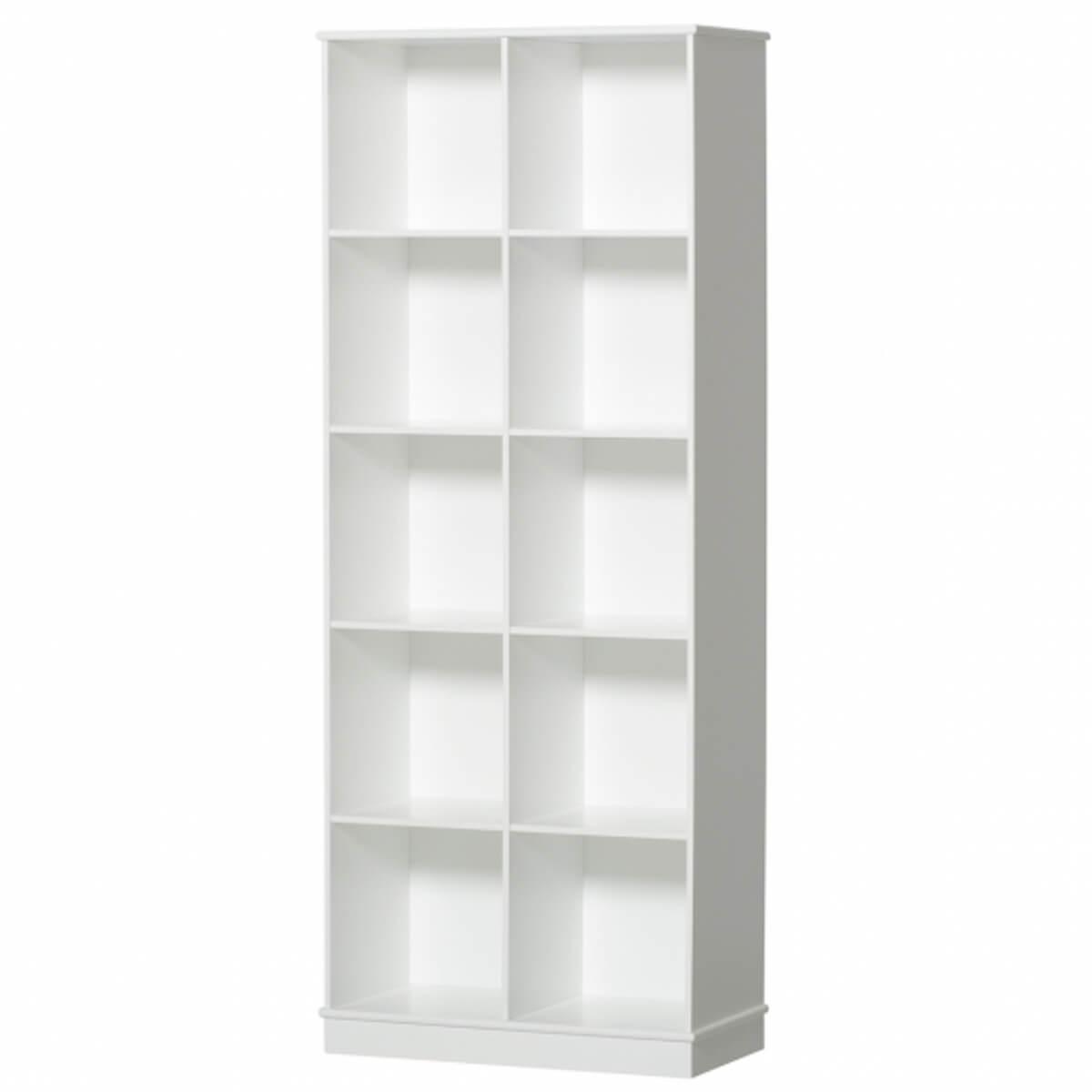 Bibliothèque 70x180cm WOOD Oliver Furniture blanc