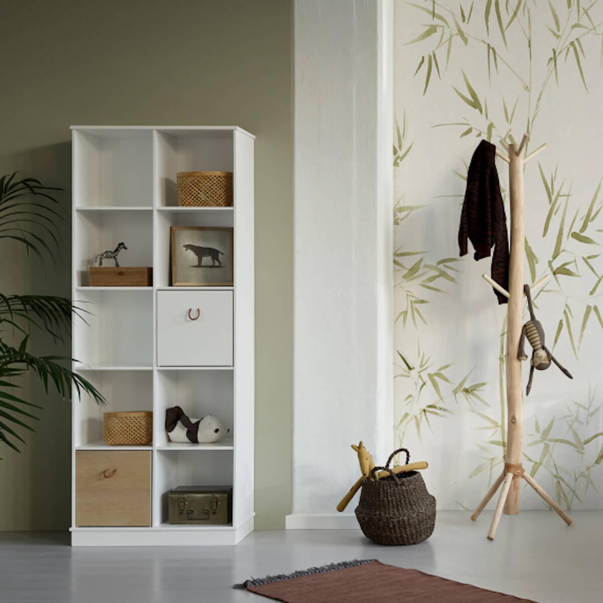 Bibliothèque 70x180cm WOOD Oliver Furniture blanc