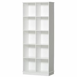 Bibliothèque 70x180cm WOOD Oliver Furniture blanc