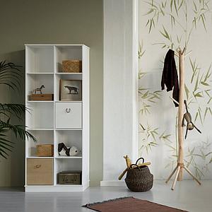 Bibliothèque 70x180cm WOOD Oliver Furniture blanc