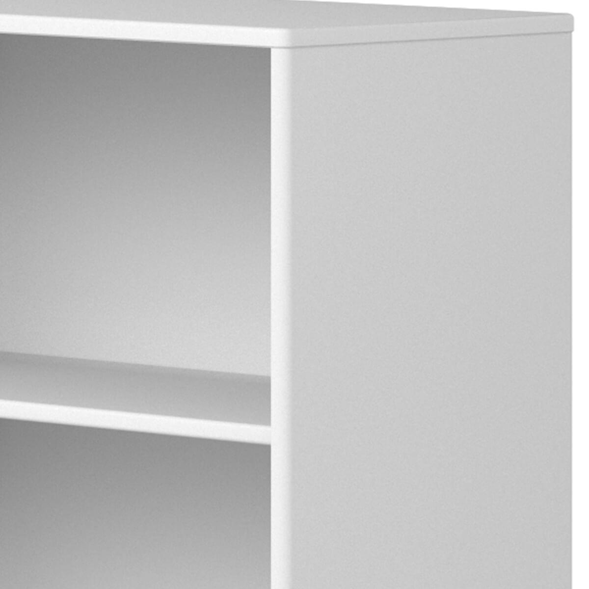 Bibliothèque 72x135cm STUDY CABBY Flexa blanc