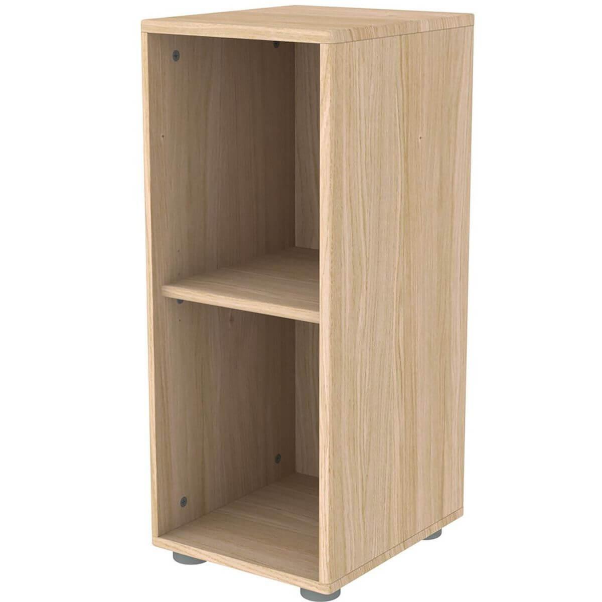 Bibliothèque 74x30cm POPSICLE Flexa chêne