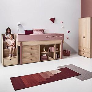 Bibliothèque 74x30cm POPSICLE Flexa chêne